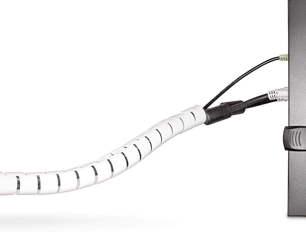 1.8m Expandable Cable Management Sleeve, White