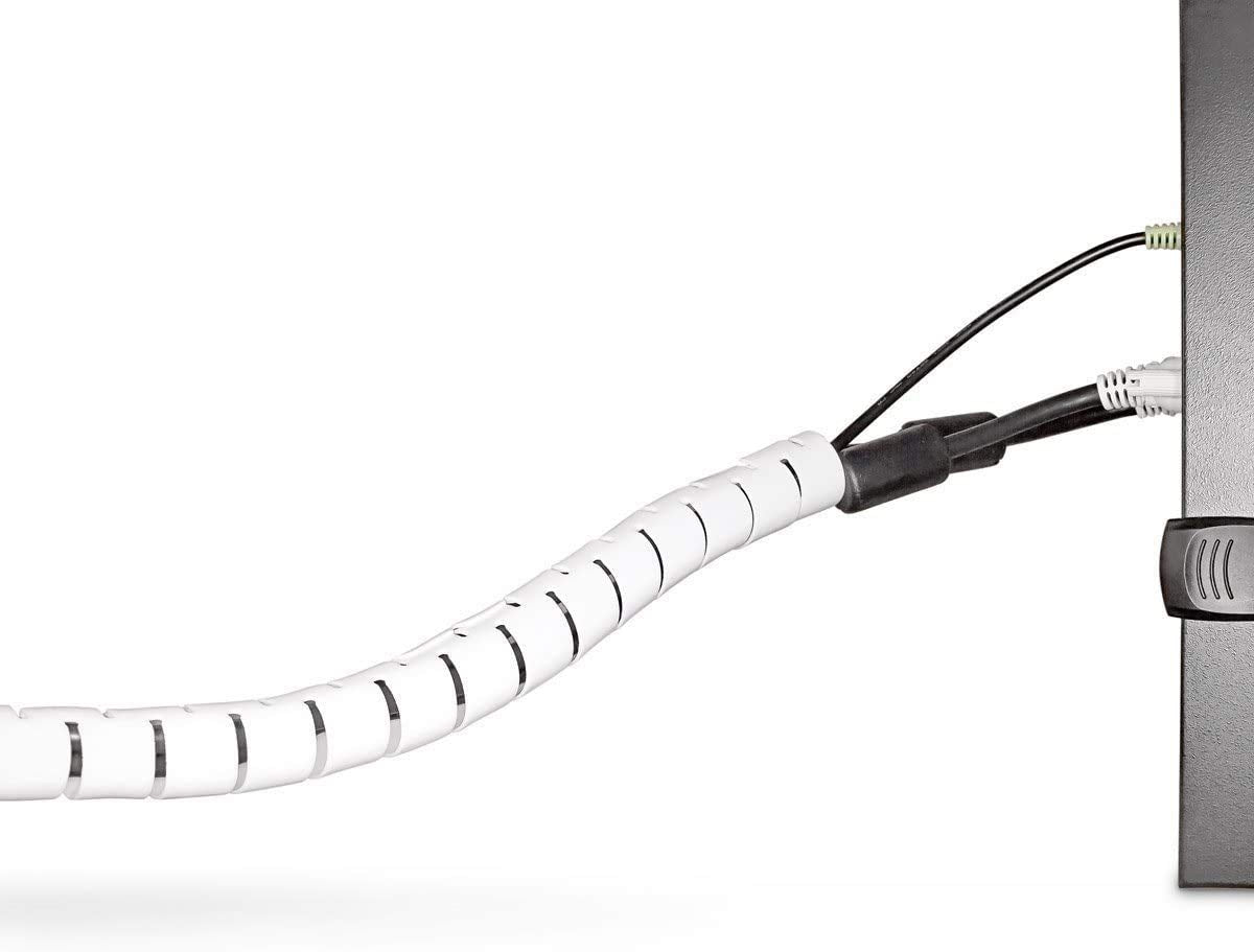1.8m Expandable Cable Management Sleeve, White