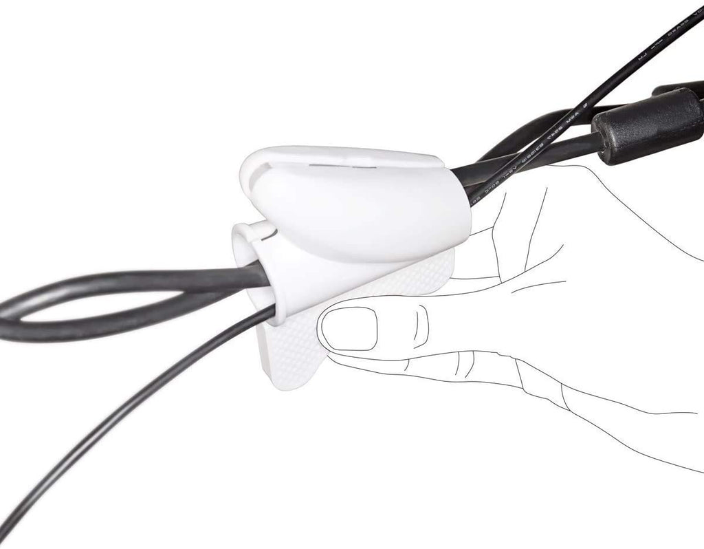 1.8m Expandable Cable Management Sleeve, White
