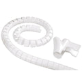 1.8m Expandable Cable Management Sleeve, White