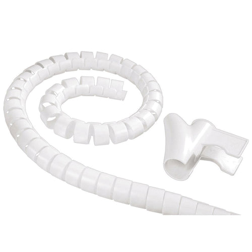 1.8m Expandable Cable Management Sleeve, White