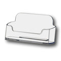 1-Pack Freestanding Acrylic Business Card Holder (Landscape)