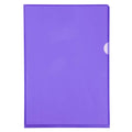 10 Cut-Flush A4 PVC Folders 0.13 mm Smooth Purple (Pack of 10)