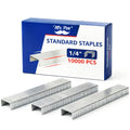 10000 Silver 1/4" General-Purpose Staples, 20-Sheet Capacity, Jam-Free, Standard Office