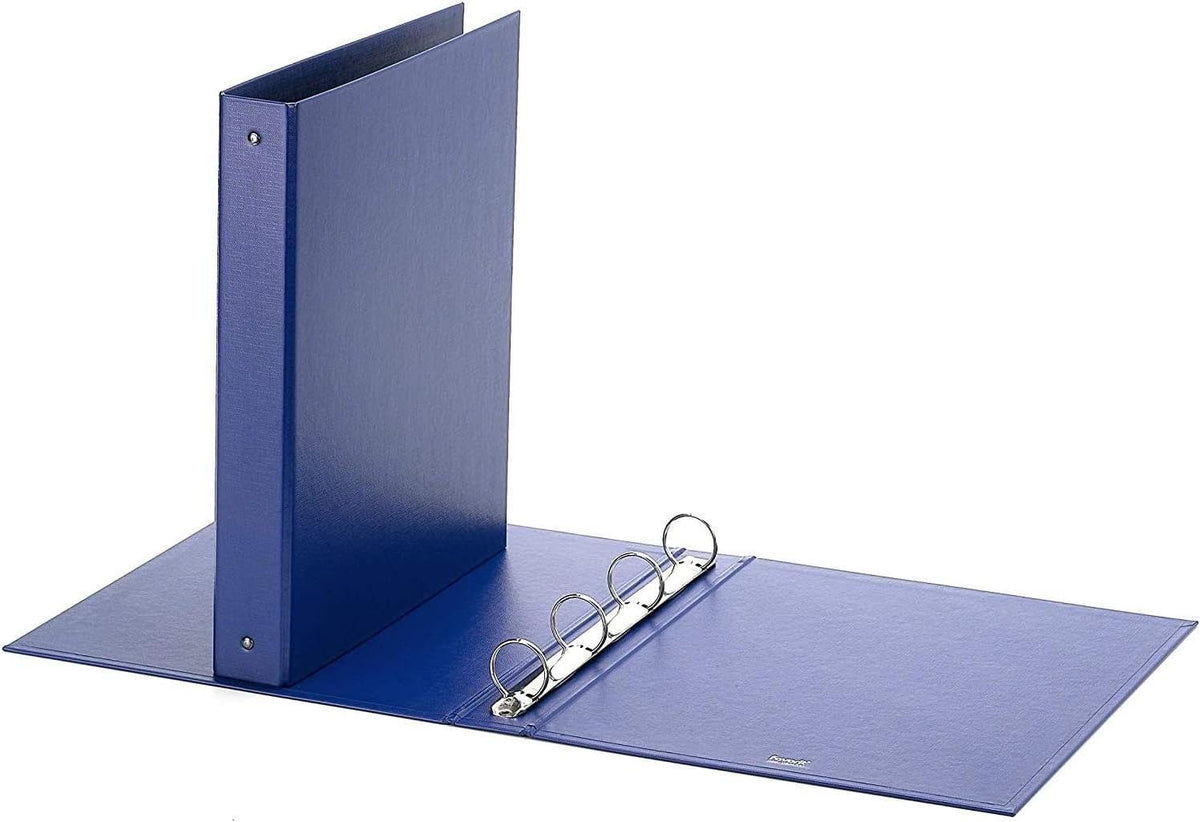 100460453 Ring Binder — 30 mm Round Rings, Blue, 31.5 x 36 cm