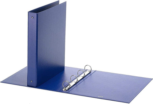 100460453 Ring Binder — 30 mm Round Rings, Blue, 31.5 x 36 cm