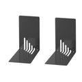 102 1001 2-Piece Small Bookend Set, Black