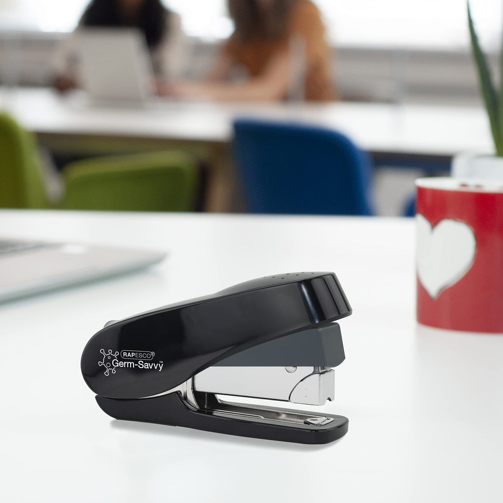 1466 ECO Luna Less Effort Stapler — 2000 Staples, Black