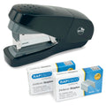 1688 ECO Flat-Clinch Less Effort Stapler with 2000 Staples, Black