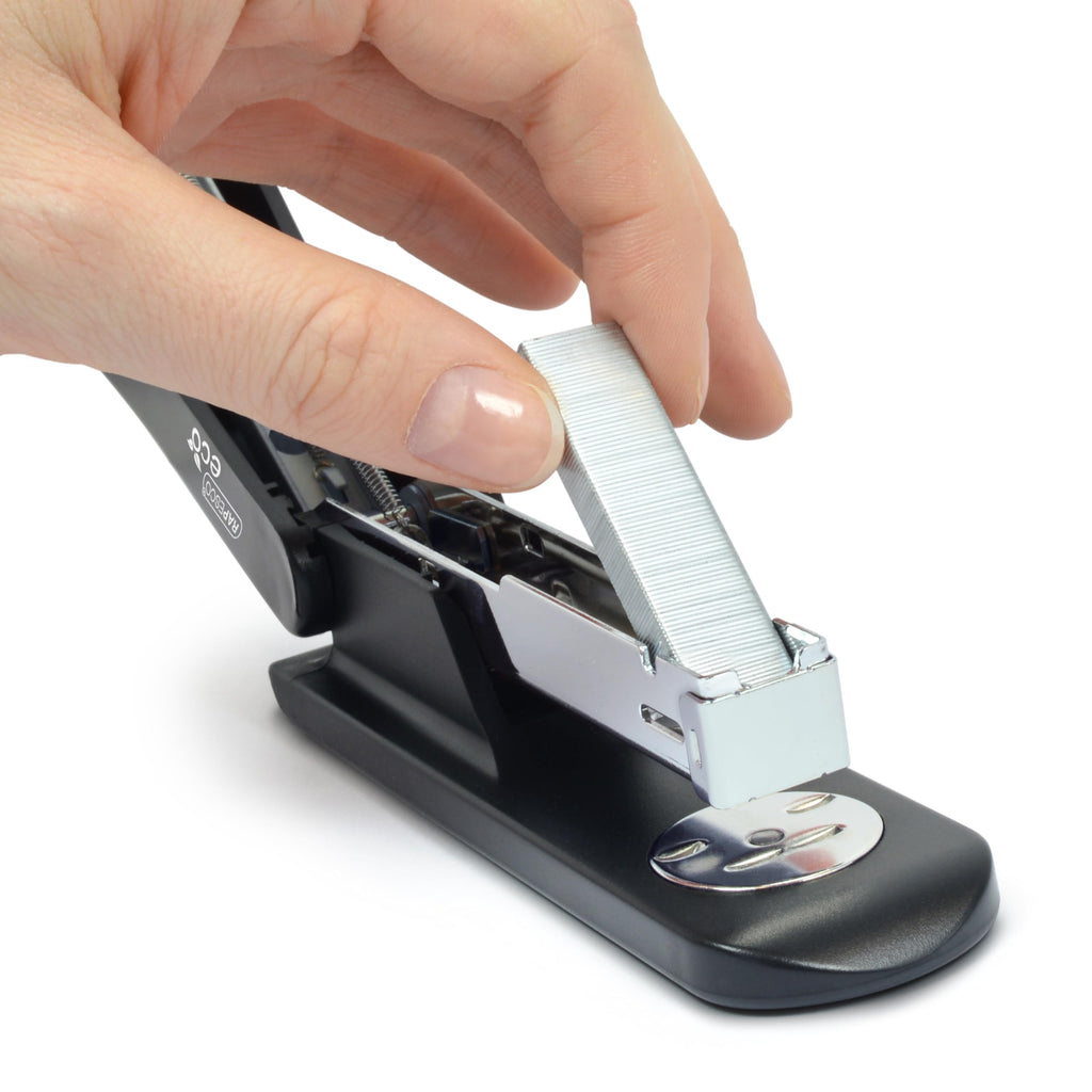1841 ECO Half-Strip Stapler, 20-Sheet Capacity, Black