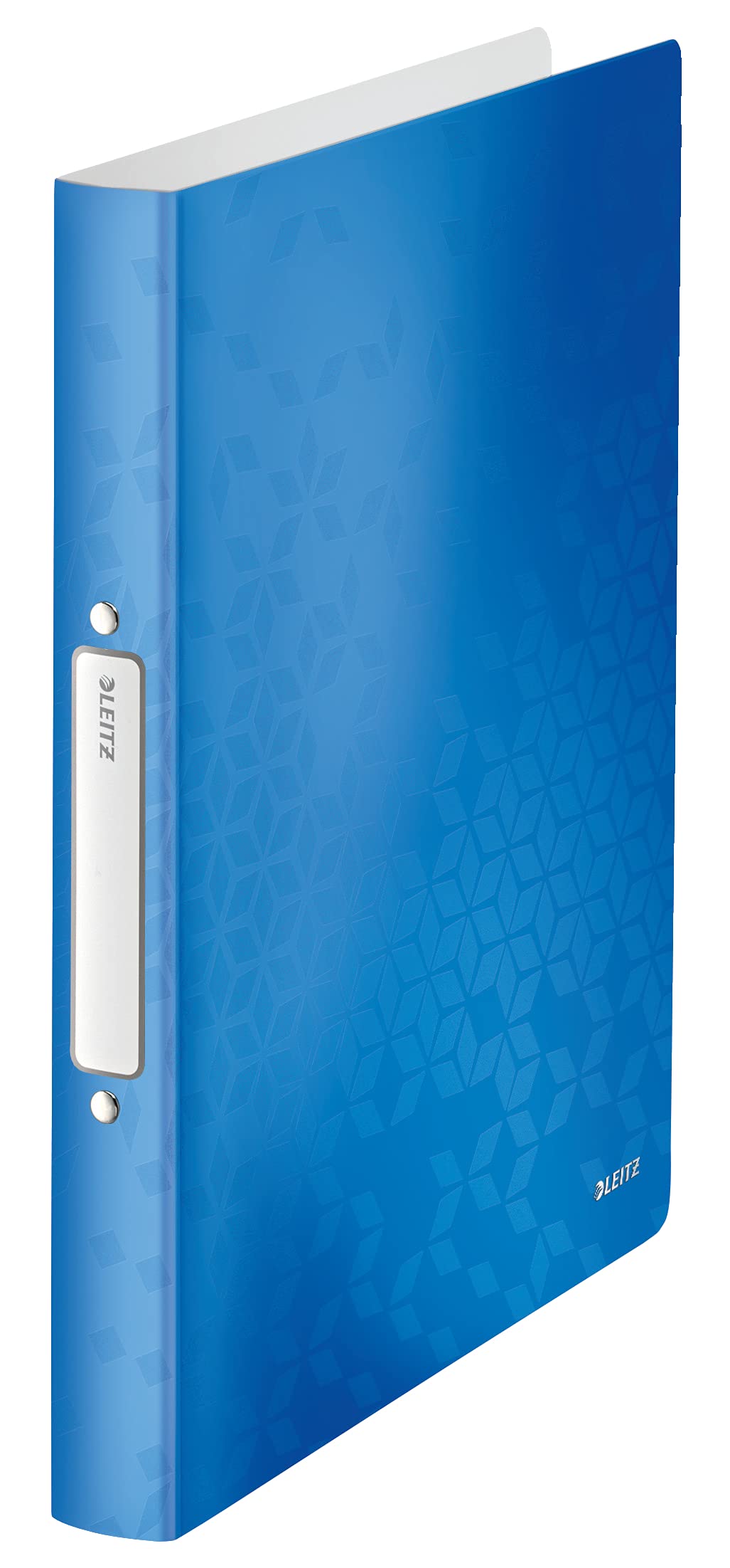 2-Ring A4 Binder, 25 mm Spine, Holds 190 Sheets — Blue Metallic