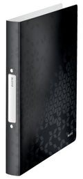 2-Ring A4 Binder, 25mm Spine, Holds 190 Sheets, Black