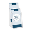 2-Tier 1/3 A4 Clear Leaflet & Brochure Holder (Portrait)