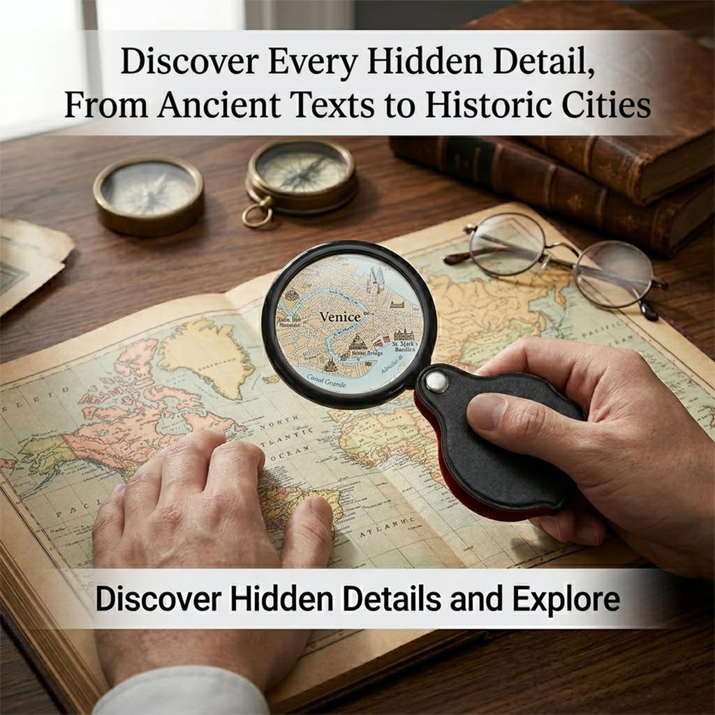 20X Folding Pocket Magnifying Glass,small magnifying glass,pack of 1