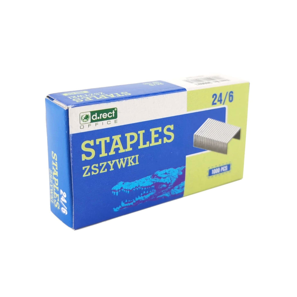 24/6 Galvanised Staples, 1000 Pack
