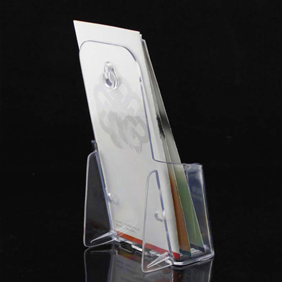 2pcs A5 Clear Acrylic Leaflet Holder — Freestanding Brochure Stand