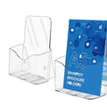 2pcs A5 Clear Acrylic Leaflet Holder — Freestanding Brochure Stand