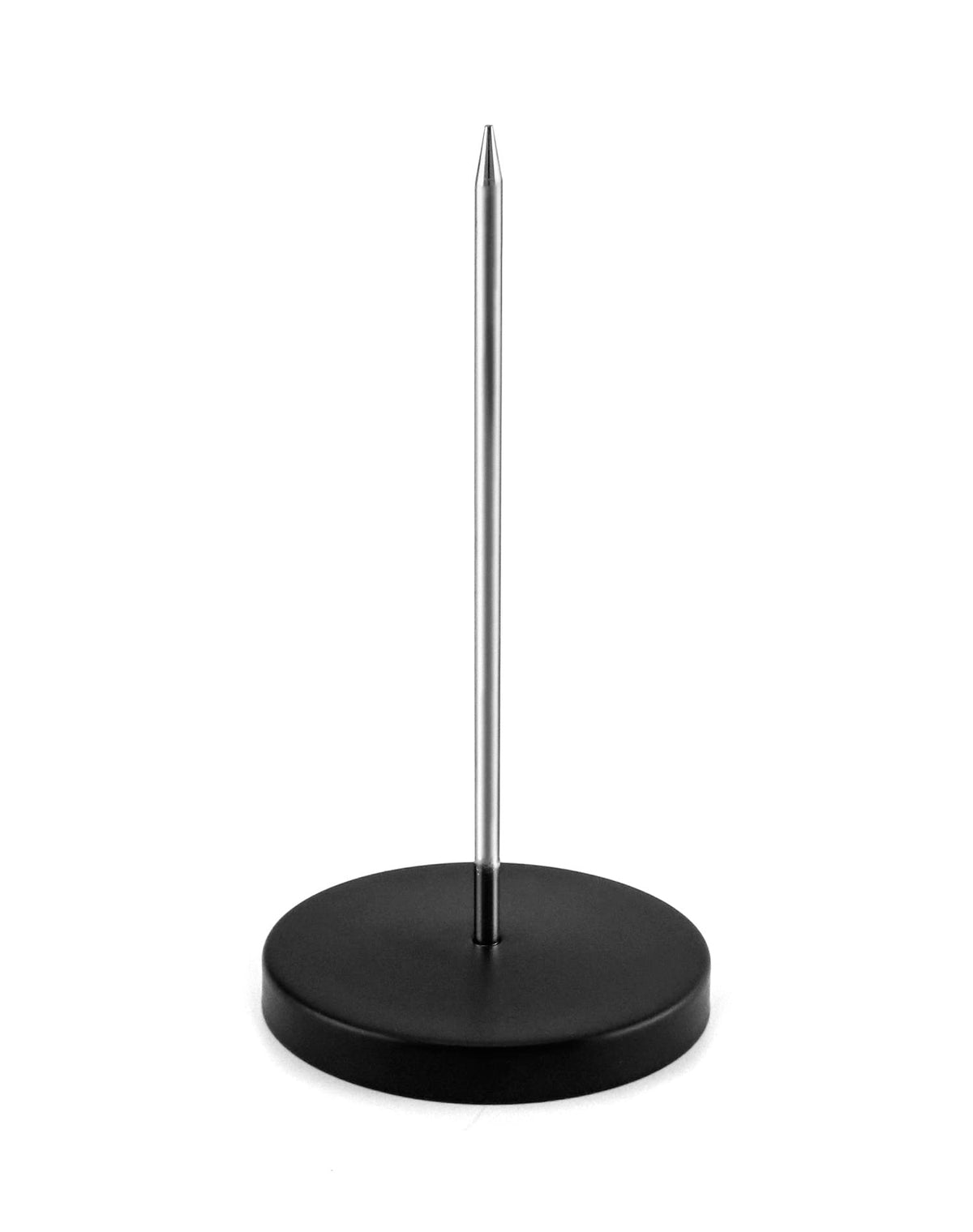 4-Pack Desk Receipt Spindle Holder, 5.5 in Black