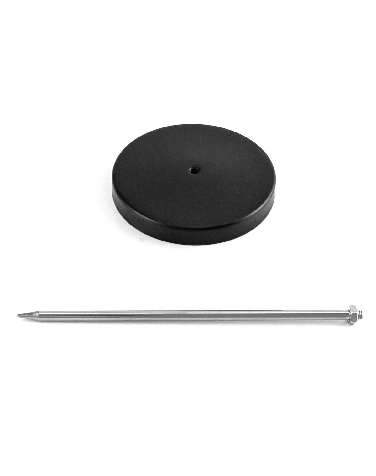 4-Pack Desk Receipt Spindle Holder, 5.5 in Black