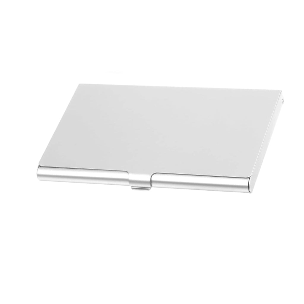 Stainless Steel Ultra-Thin Business Card Holder, Silver