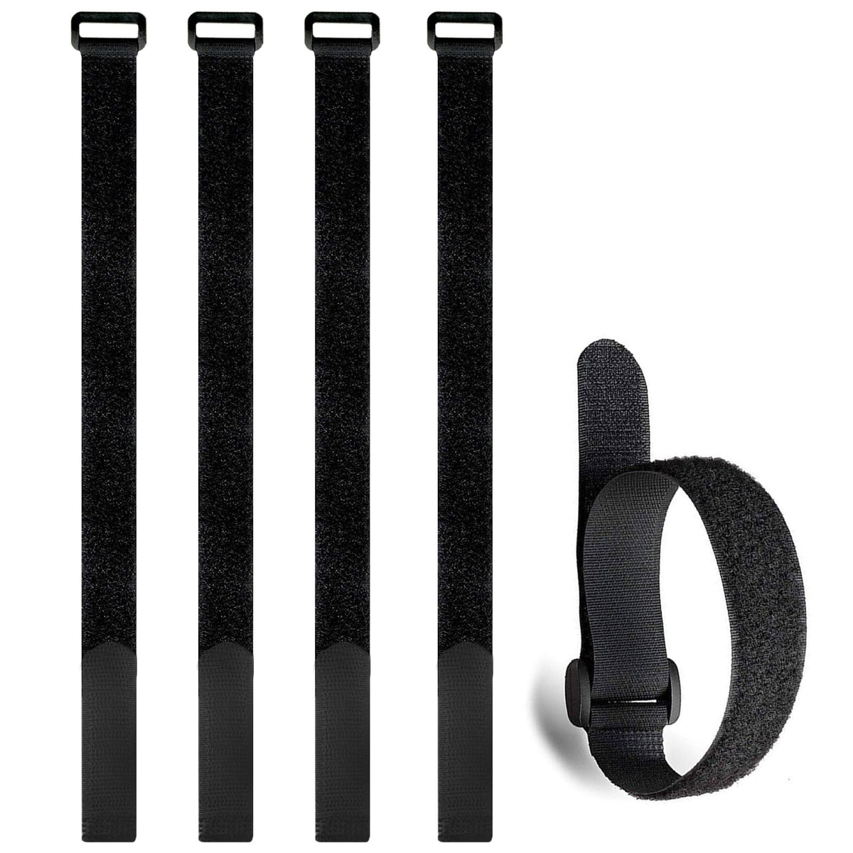 5 Pack Hook and Loop Cable Straps 20 x 500 mm