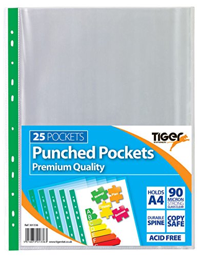 A4 Punched Pockets 90 Micron Premium