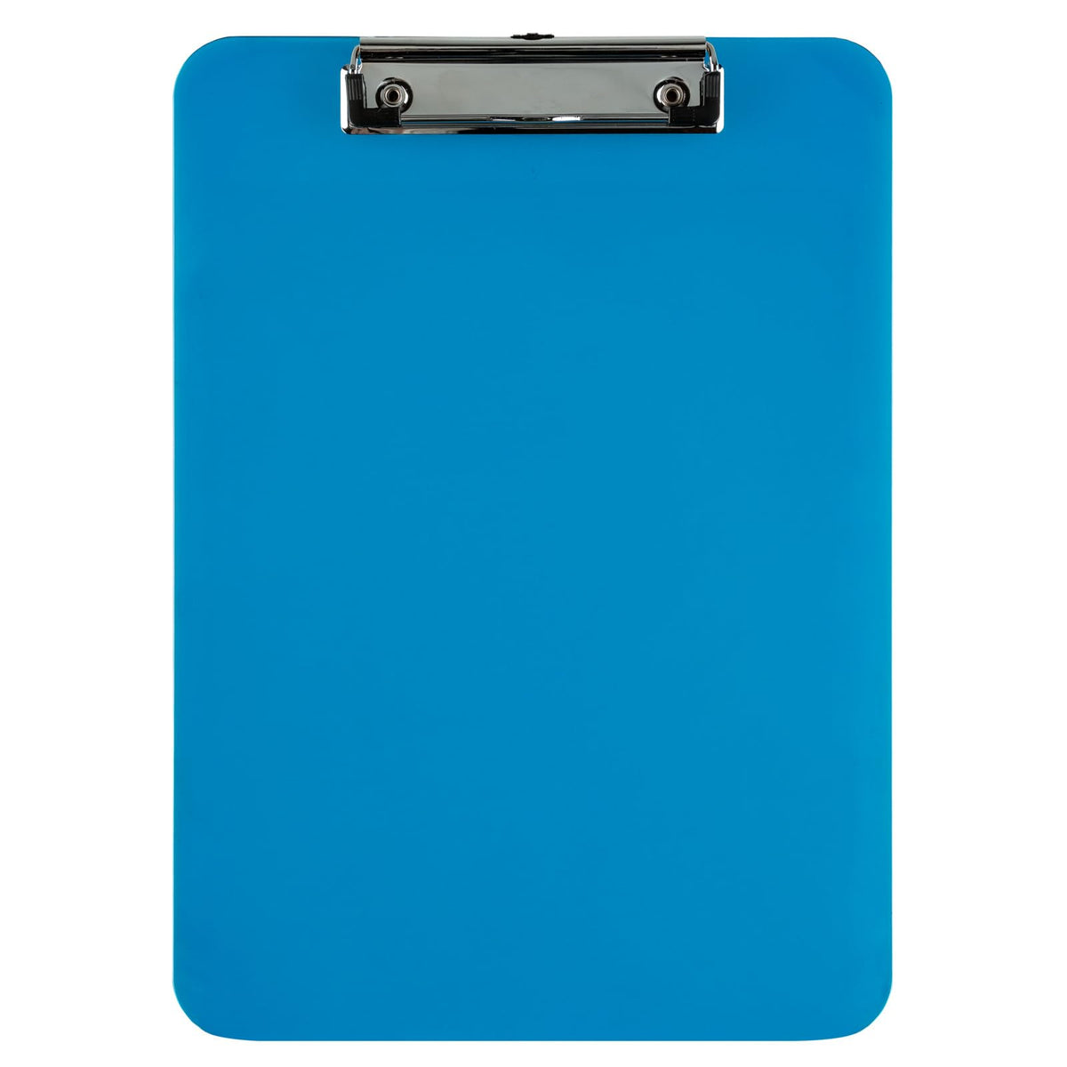 507051 Clipboard for DIN A4 Sheets, Translucent Blue, Nickel-Plated Clip
