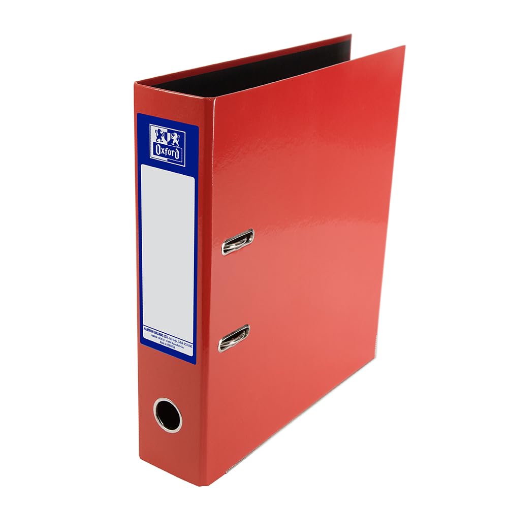 A4 Red Lever Arch File — Heavy Duty 70mm Spine (Single)