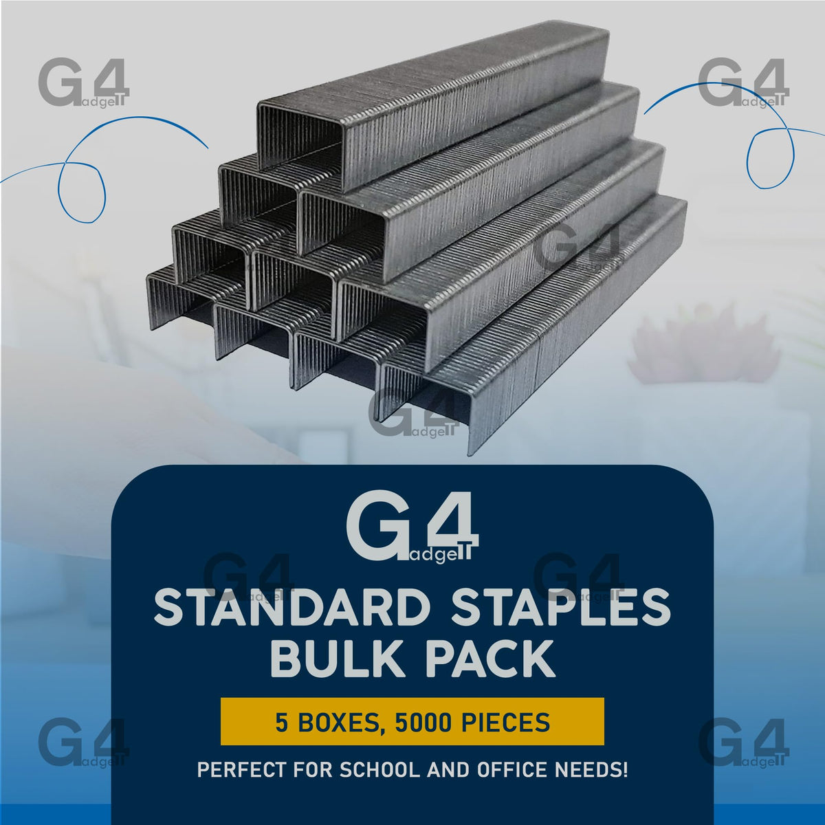 5200 26/6 (No.56) 6mm Heavy-Duty Staples — 30-Sheet Capacity