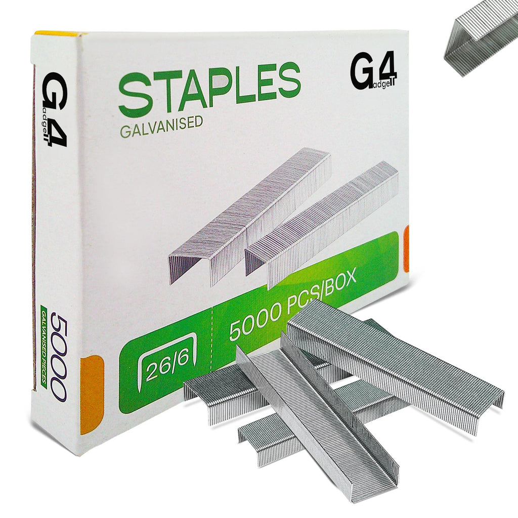 5200 26/6 (No.56) 6mm Heavy-Duty Staples — 30-Sheet Capacity