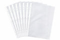 60 Micron A4 Punched Clear Plastic Wallets — 100-Pack