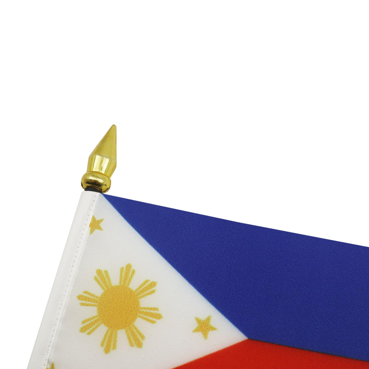 Philippines Table Flag 15x10 cm 100D Polyester with Plastic Base
