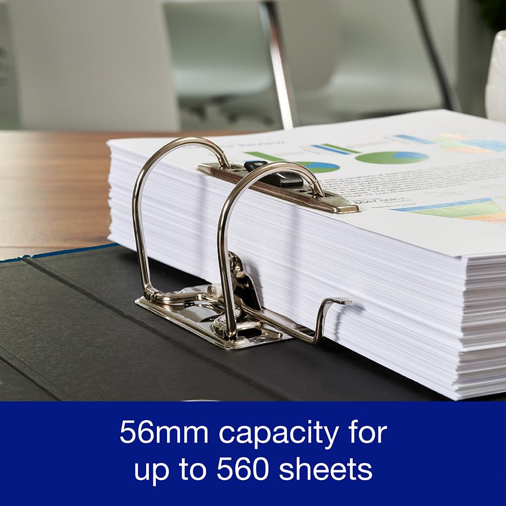 A4 Red Lever Arch File — Heavy Duty 70mm Spine (Single)