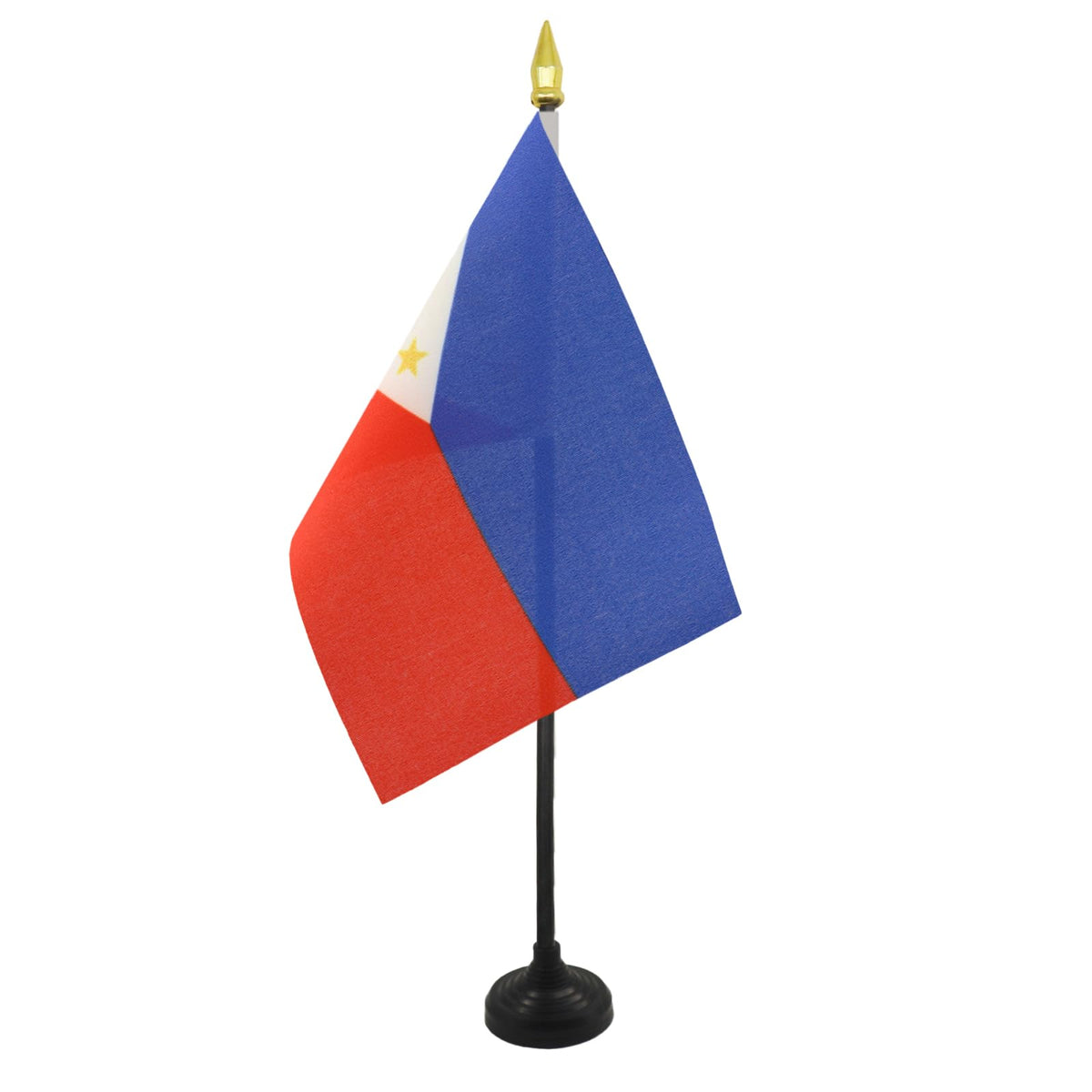 Philippines Table Flag 15x10 cm 100D Polyester with Plastic Base
