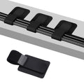 30-Pack Under-Desk Cable Management Clips — Black