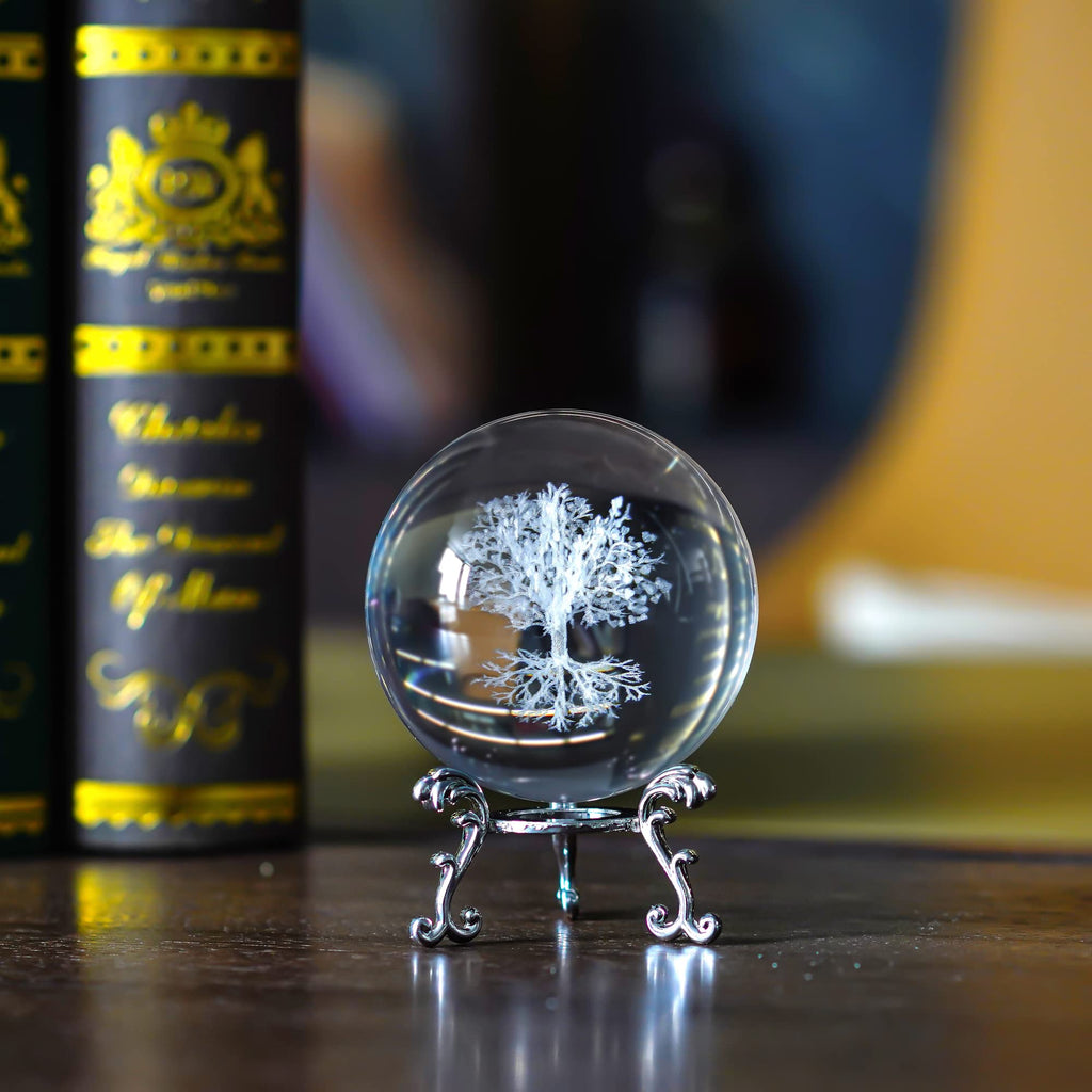 70mm Tree of Life Crystal Ball with Stand