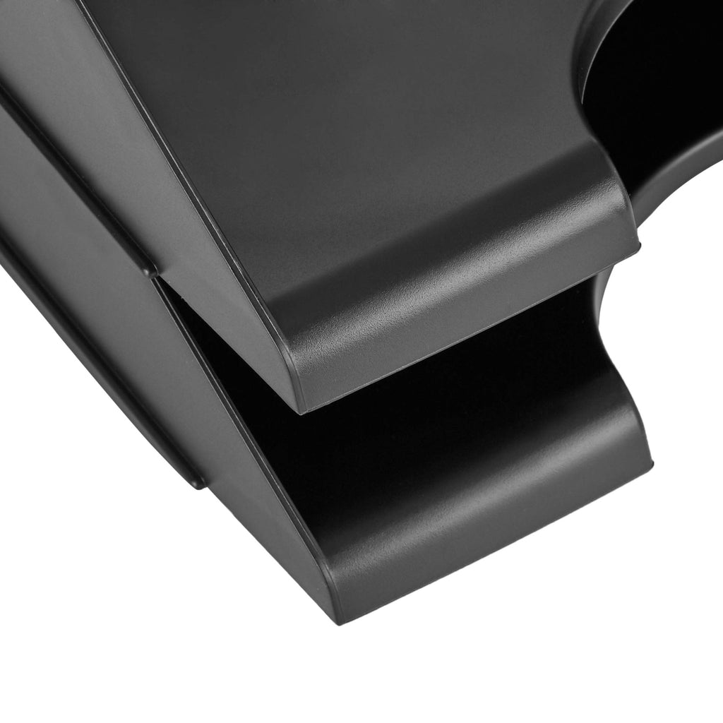 Rectangular Stackable Office Letter Trays, Pack of 2, Black, 33.8×25.4×6.3 cm