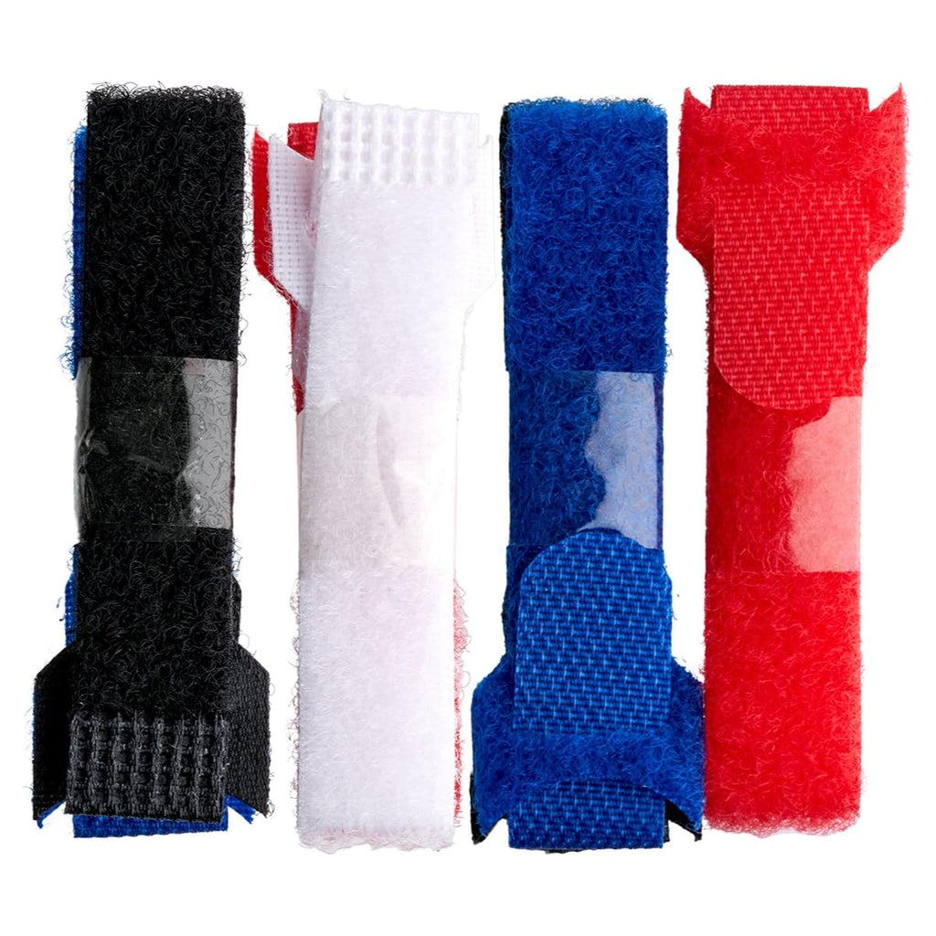 Self-Adhesive Multipurpose Straps, Assorted 4-Pack