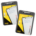 90194 Clipboard Set A4 Translucent Black, Pack of 2