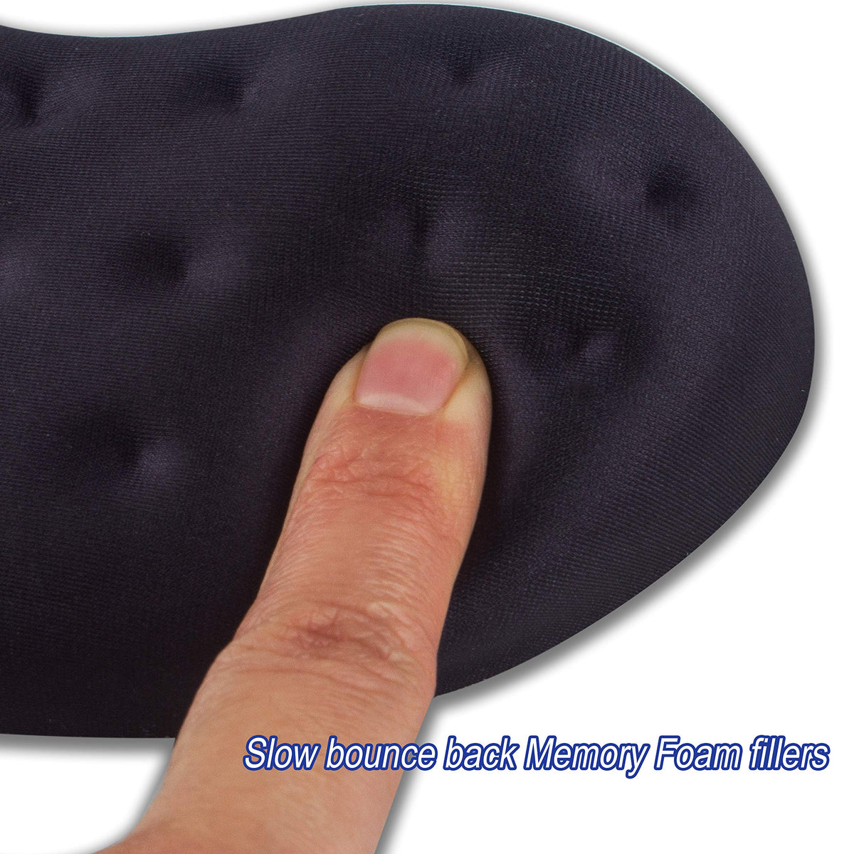 Ergonomic Memory Foam Mouse Wrist Rest Pad for Laptop & PC Gaming