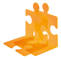 9212-61 Puzzle CD Rack Bookend Set of 2, Translucent Orange