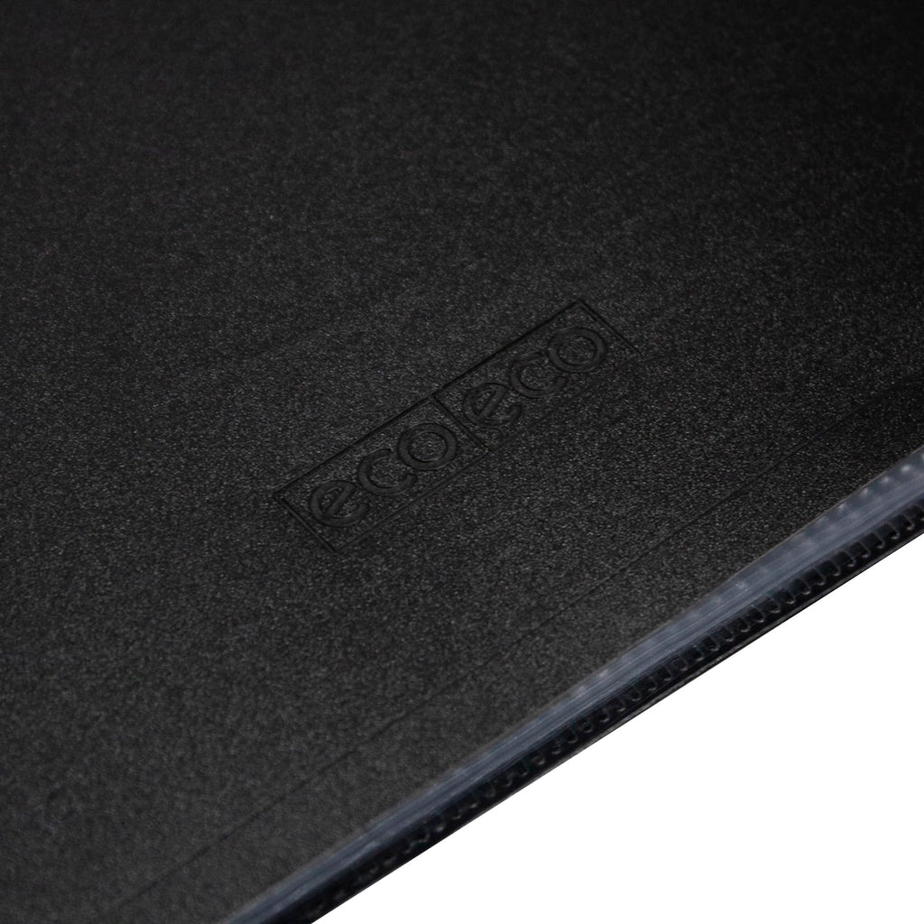 A4 100% Recycled 60-Pocket Black Flexible Cover Display Book