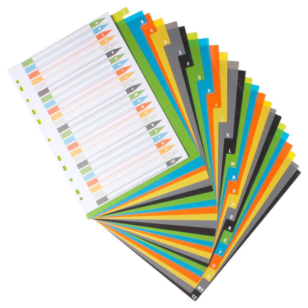 A4 50% Recycled 24 A–Z Wide Index Dividers