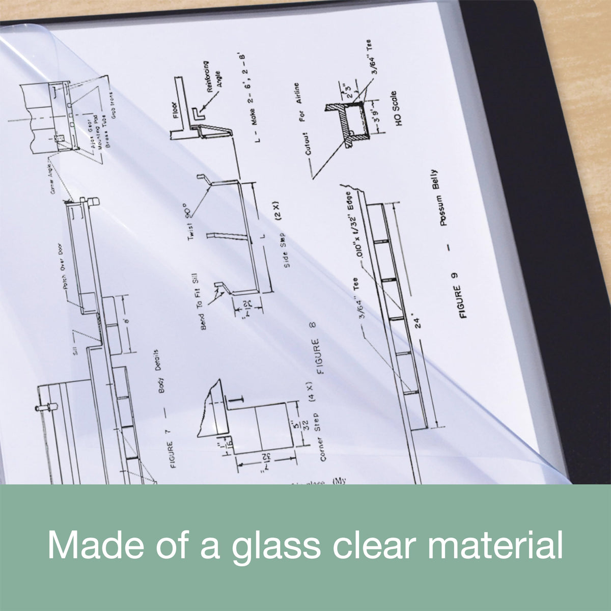 A4 Glass-Clear Punched Pockets Pack of 200 — Multi-Punched Sheet Protectors