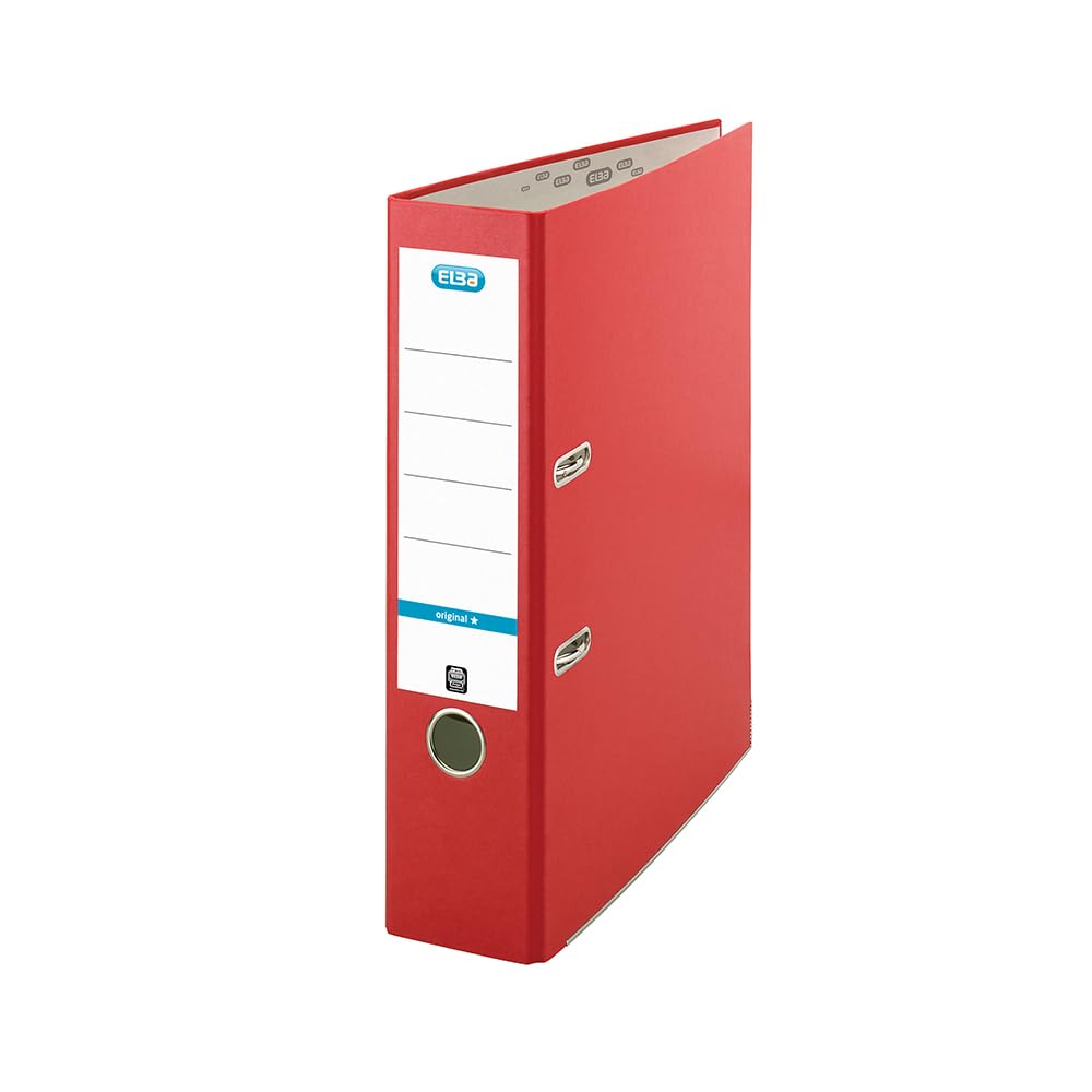 A4 Lever Arch File 80mm Spine 570-Sheet Capacity Red