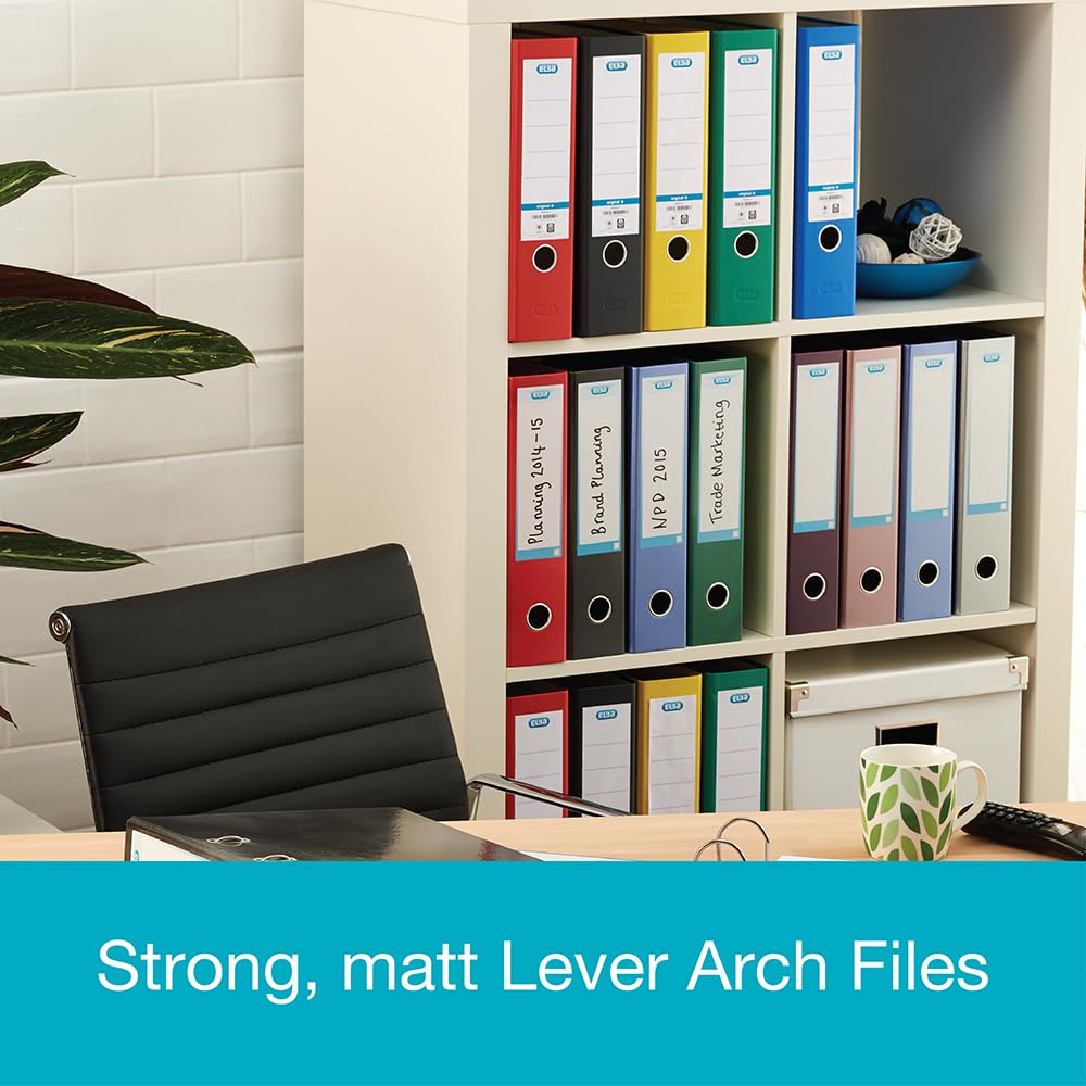 A4 Lever Arch File 80mm Spine 570-Sheet Capacity Red