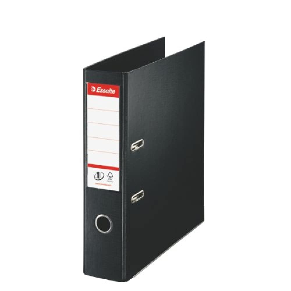 A4 Lever Arch File Black 72mm Spine 500-Sheet Capacity