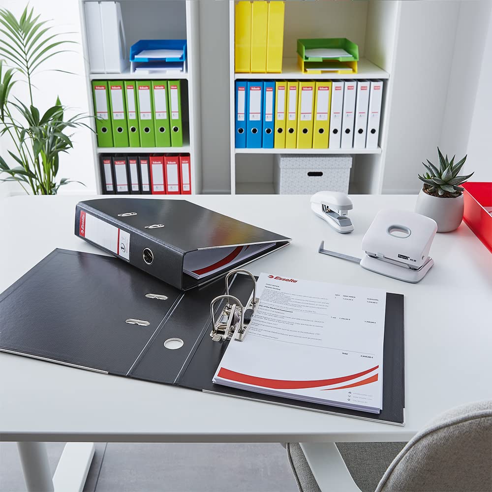 A4 Lever Arch File Black 72mm Spine 500-Sheet Capacity