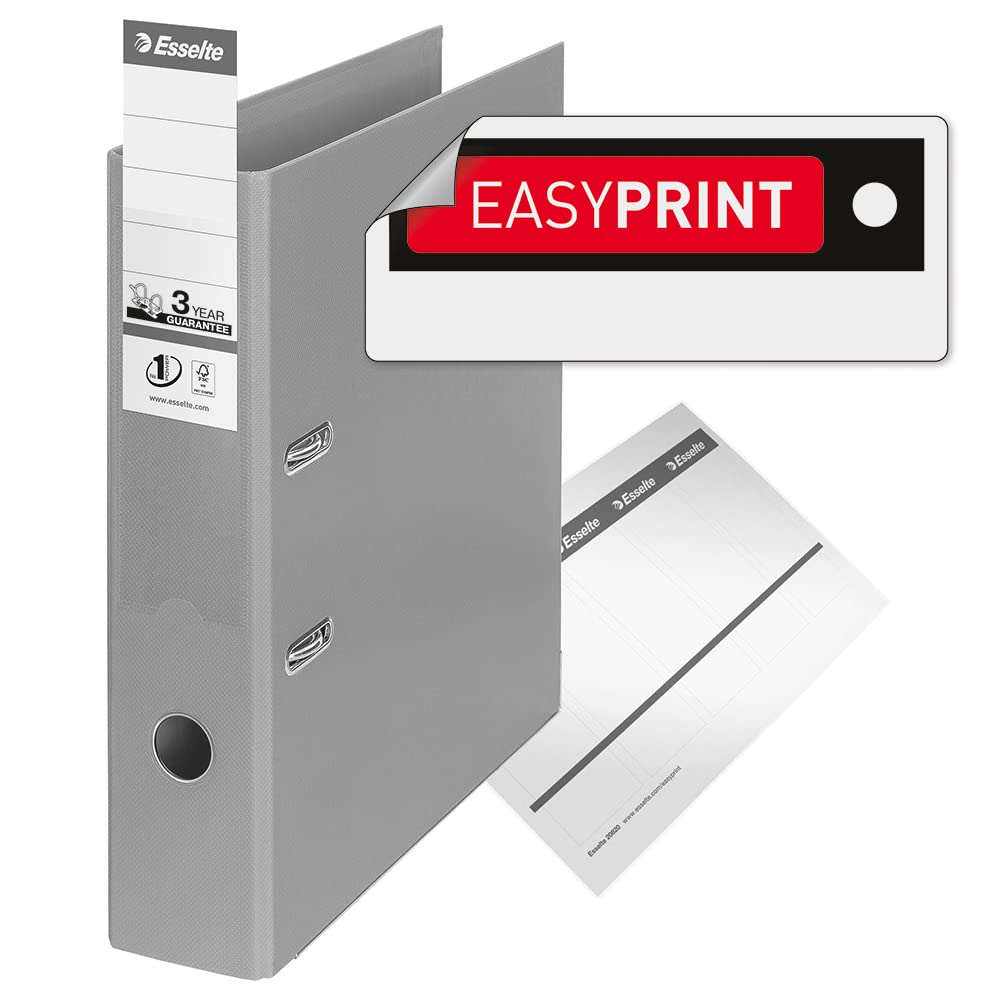 A4 Lever Arch File Black 72mm Spine 500-Sheet Capacity