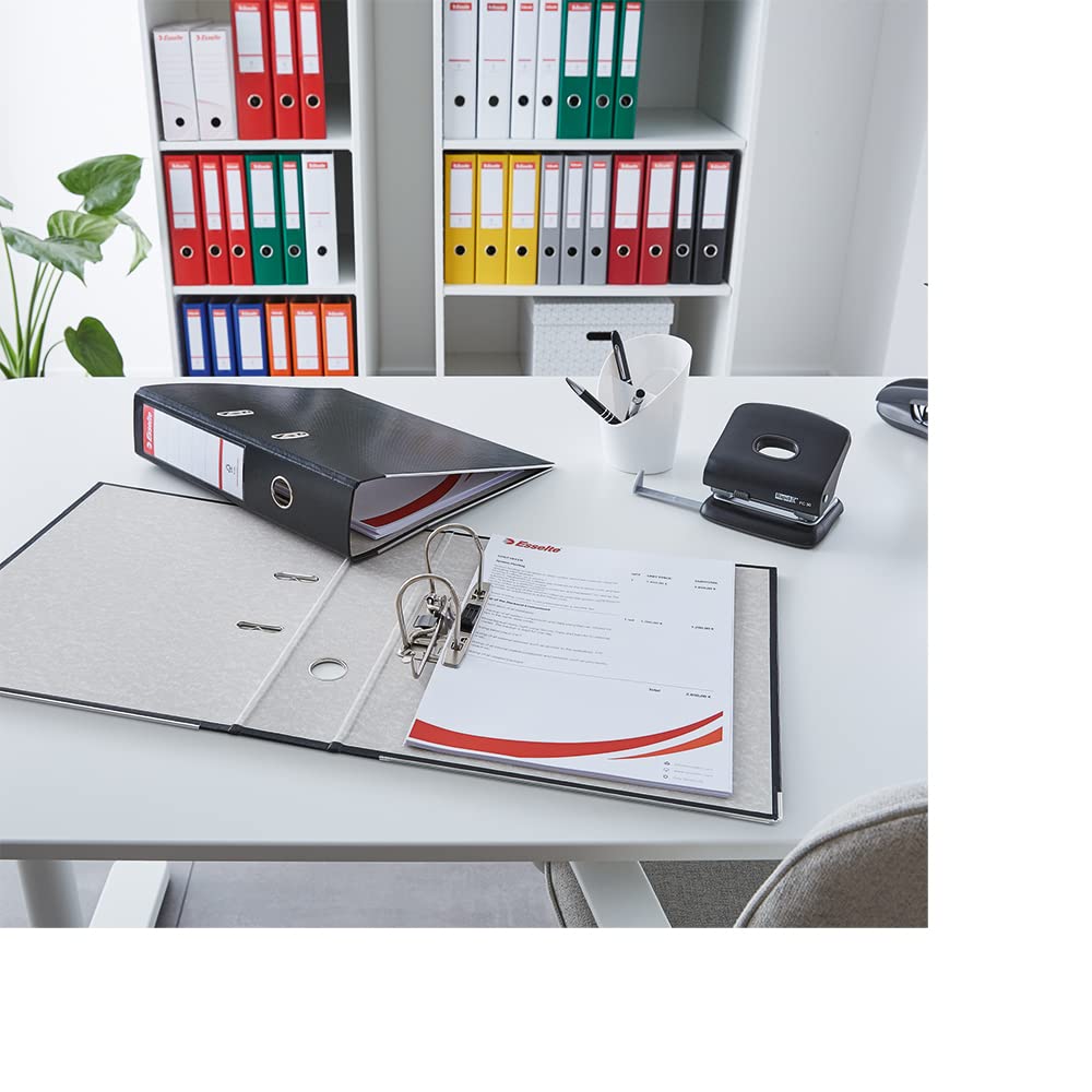 A4 Lever Arch File, White, 52mm Spine, Plastic
